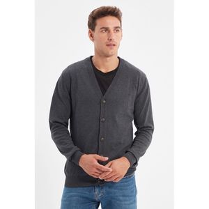 NWT Trendyol Men Slim fit V Neck Knitwear Cardigan